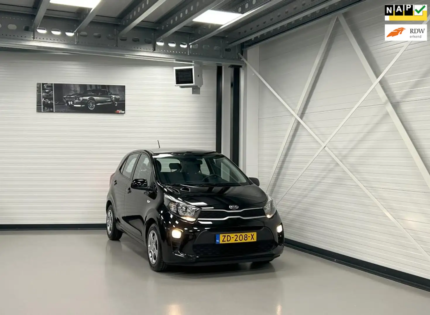 Kia Picanto 1.0 CVVT EconomyPlusLine Parkeersensoren|Bluetooth Noir - 1