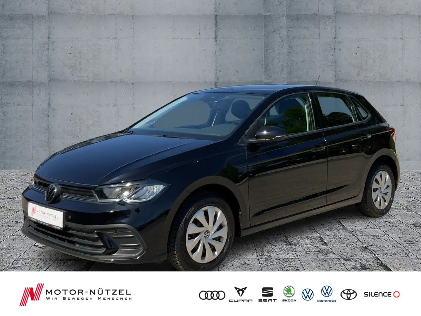 Volkswagen Polo 1.0 MPI LIFE LED+NAVI+SHZ+DAB+MFL+NSW+ZB_FB Schwarz - 1