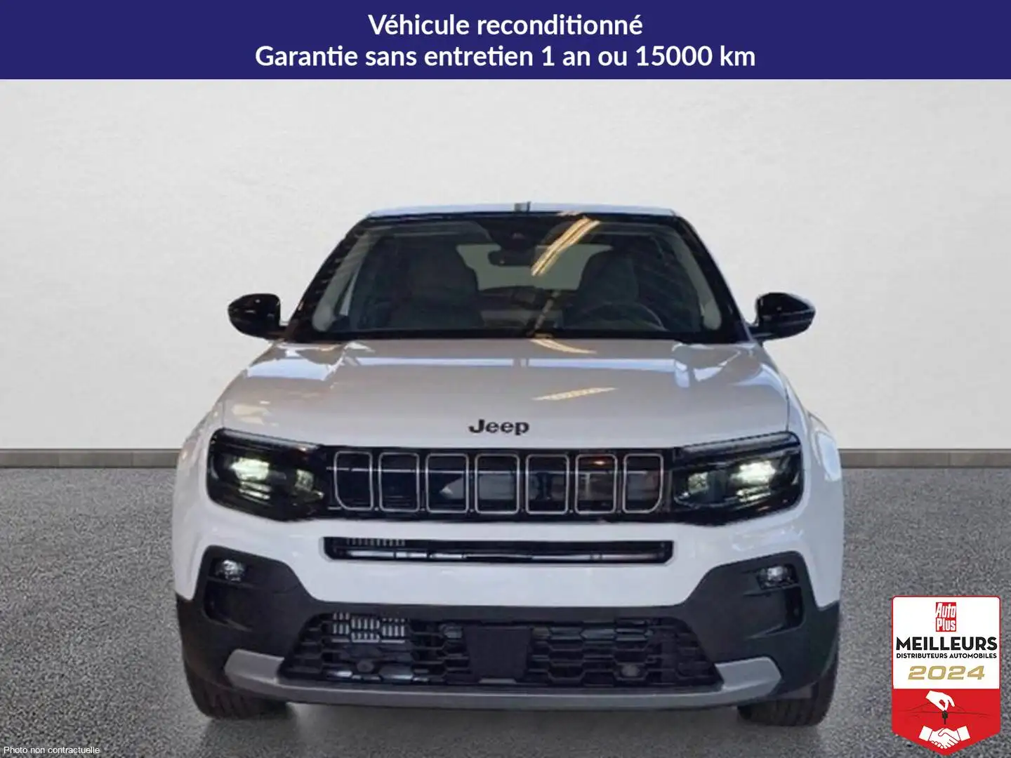 Jeep Avenger 1.2 turbo t3 100 ch e-hybrid bvr6 summit Blanc - 2