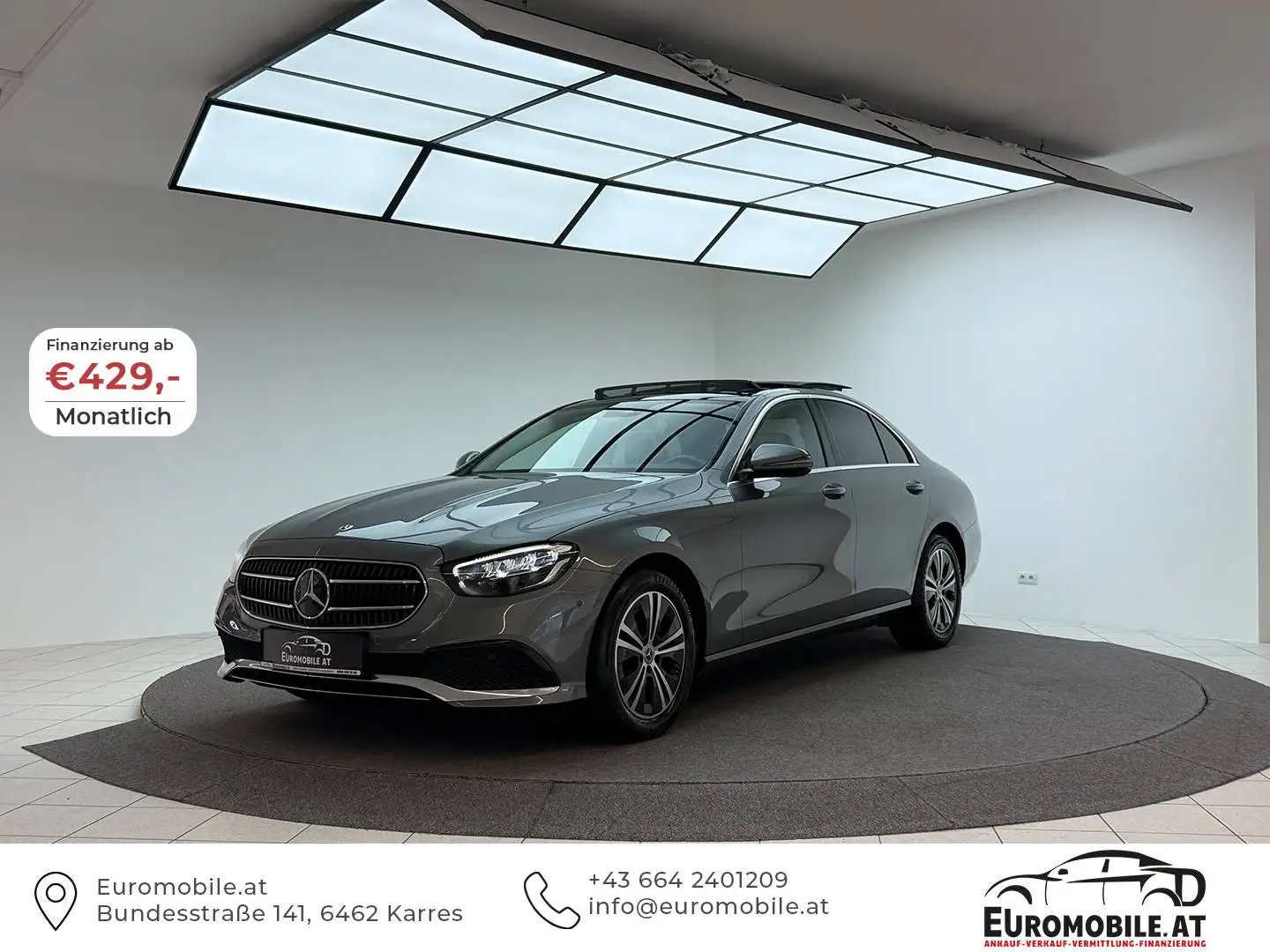 Mercedes-Benz E 220 E 220 d 4Matic Avantgarde BUSINESS*RFK*AHK*PANORAMA*BURMESTER*ISOFIX*LED* Grau - 1