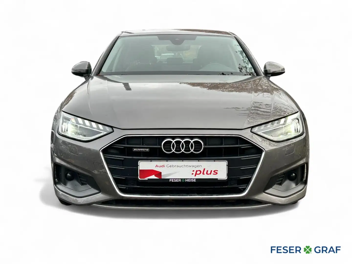 Audi A4 Limousine 40 TDI quattro Matrix/B&O/Navi+/Standhzg Grijs - 2