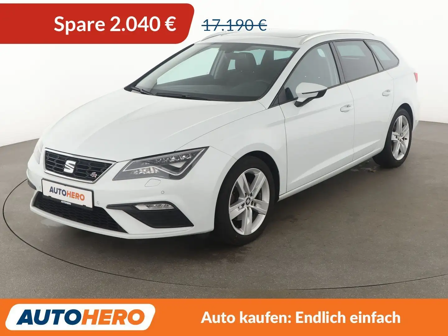 SEAT Leon 1.4 TSI ACT FR Aut.*NAVI*LED*TEMPO*PDC* Weiß - 1