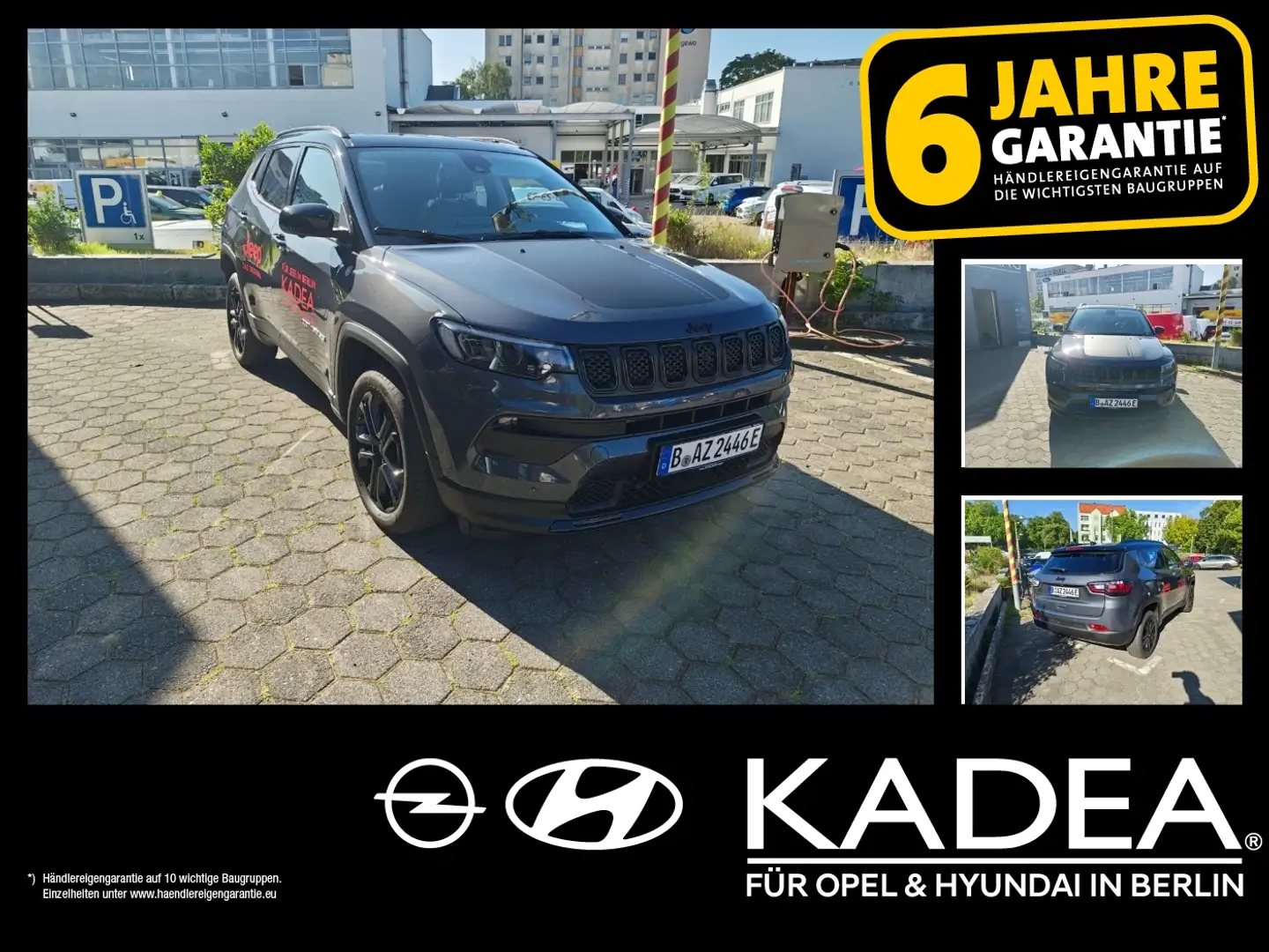 Jeep Compass 1.3 PHEV 4xe 360°Kamera,Navi,Schiebedach Grau - 1