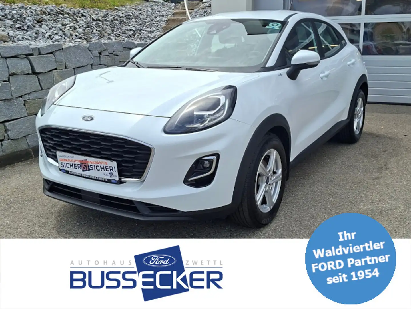 Ford Puma 1,0 EcoBoost Cool & Connect Weiß - 1