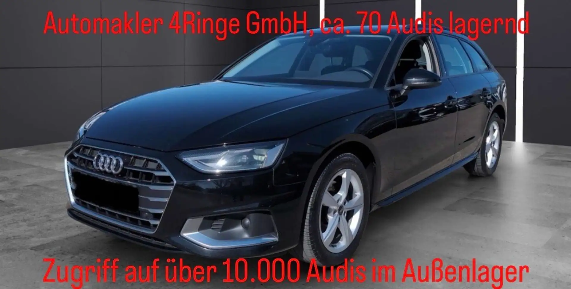 Audi A4 35 TDI SPURHALTEASS., LED Schwarz - 1