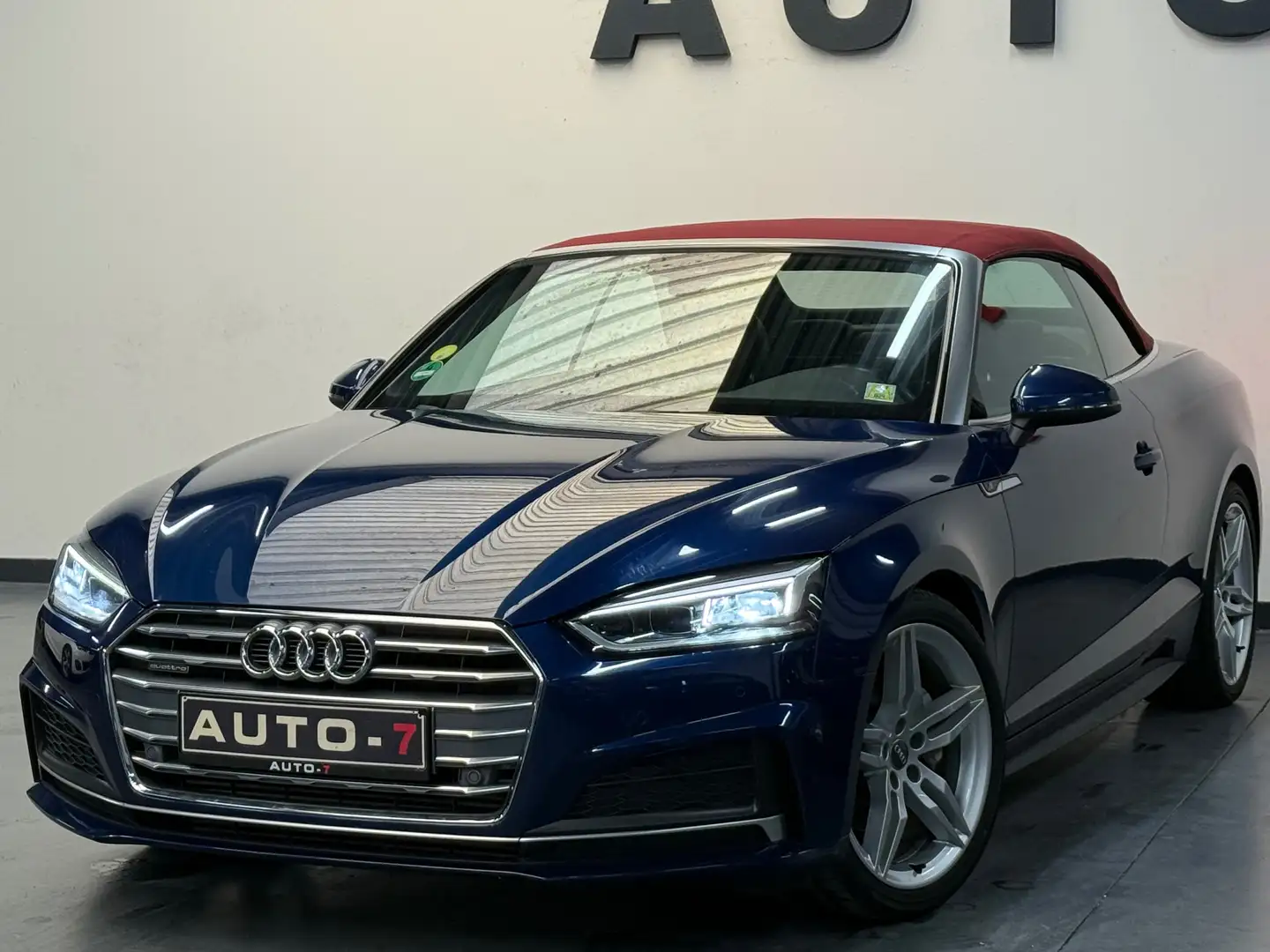 Audi A5 Cabrio 3.0 TDI quattro S tronic S-Line 2017 BTW IN Blauw - 2