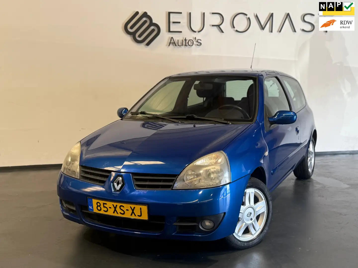 Renault Clio 1.4-16V Campus Airco Nap Nieuwe Apk Blauw - 1
