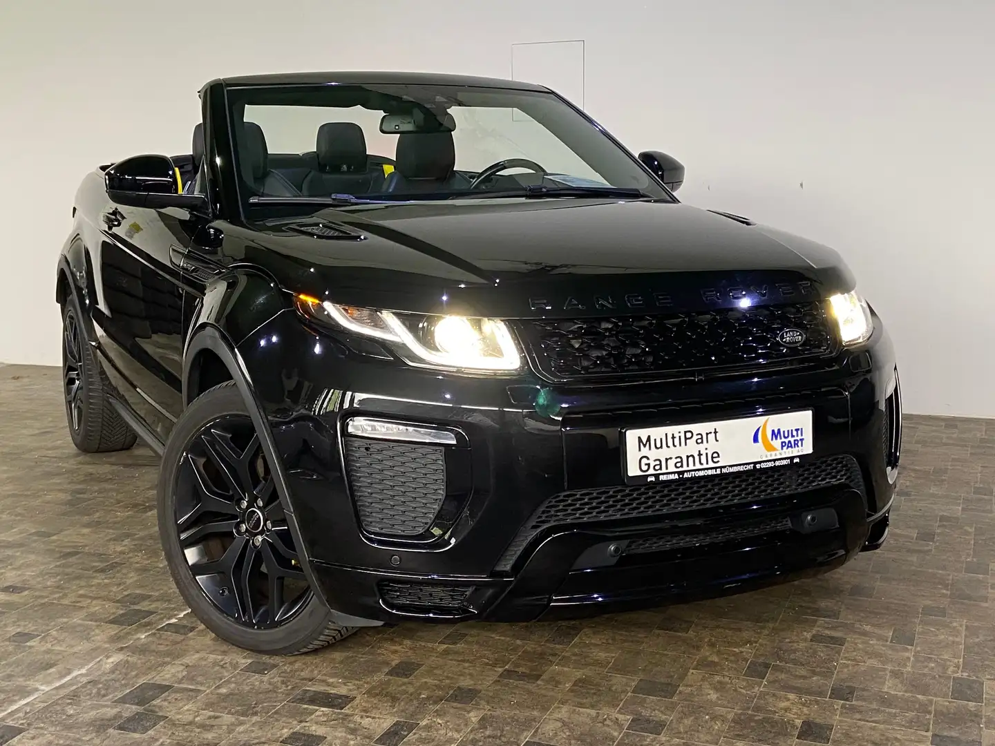 Land Rover Range Rover Evoque 2,0 D HSE Dynamic Cabrio, AWD, Meridian, Leder Zwart - 2