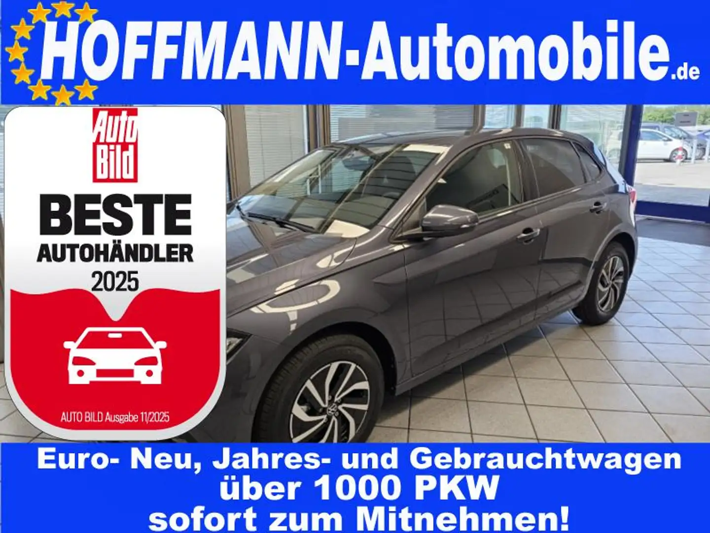 Volkswagen Polo Life Kamera,Klima,App-Connect,Alu,Sitzhzg. Grau - 1