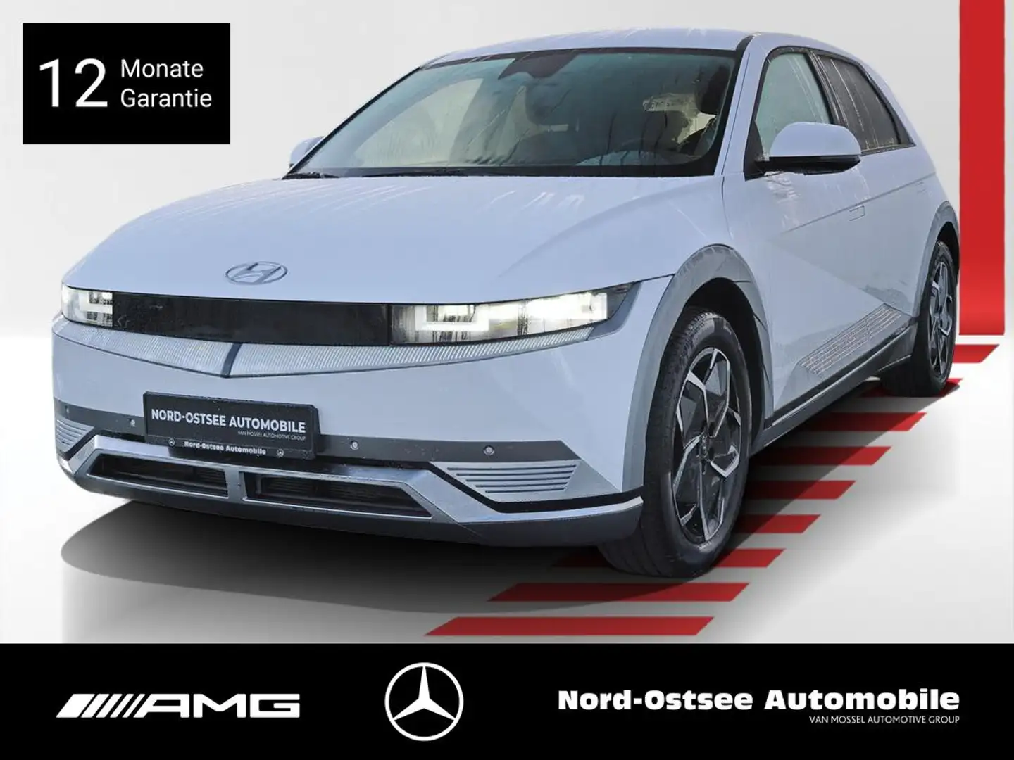 Hyundai IONIQ 5 TECHNIQ ELEKTRO NAVI KAMERA LED PDC Blanc - 1