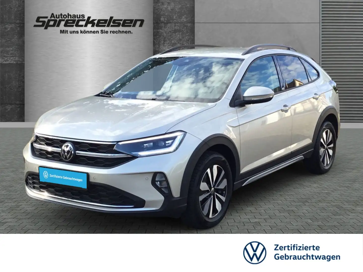 Volkswagen Taigo 1.0 TSI++Move++Aut.++Matrix LED++Rückfahrkamera++ Silber - 1
