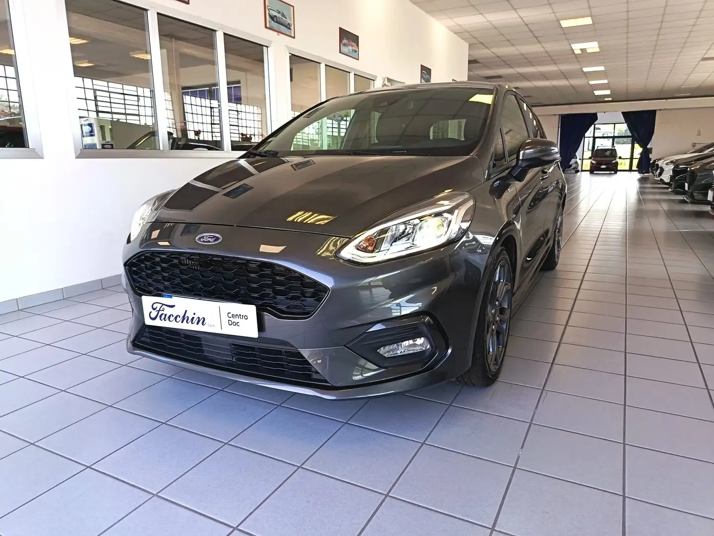 Ford Fiesta 5p 1.0 Ecoboost 95cv ST-Line Grigio - 1