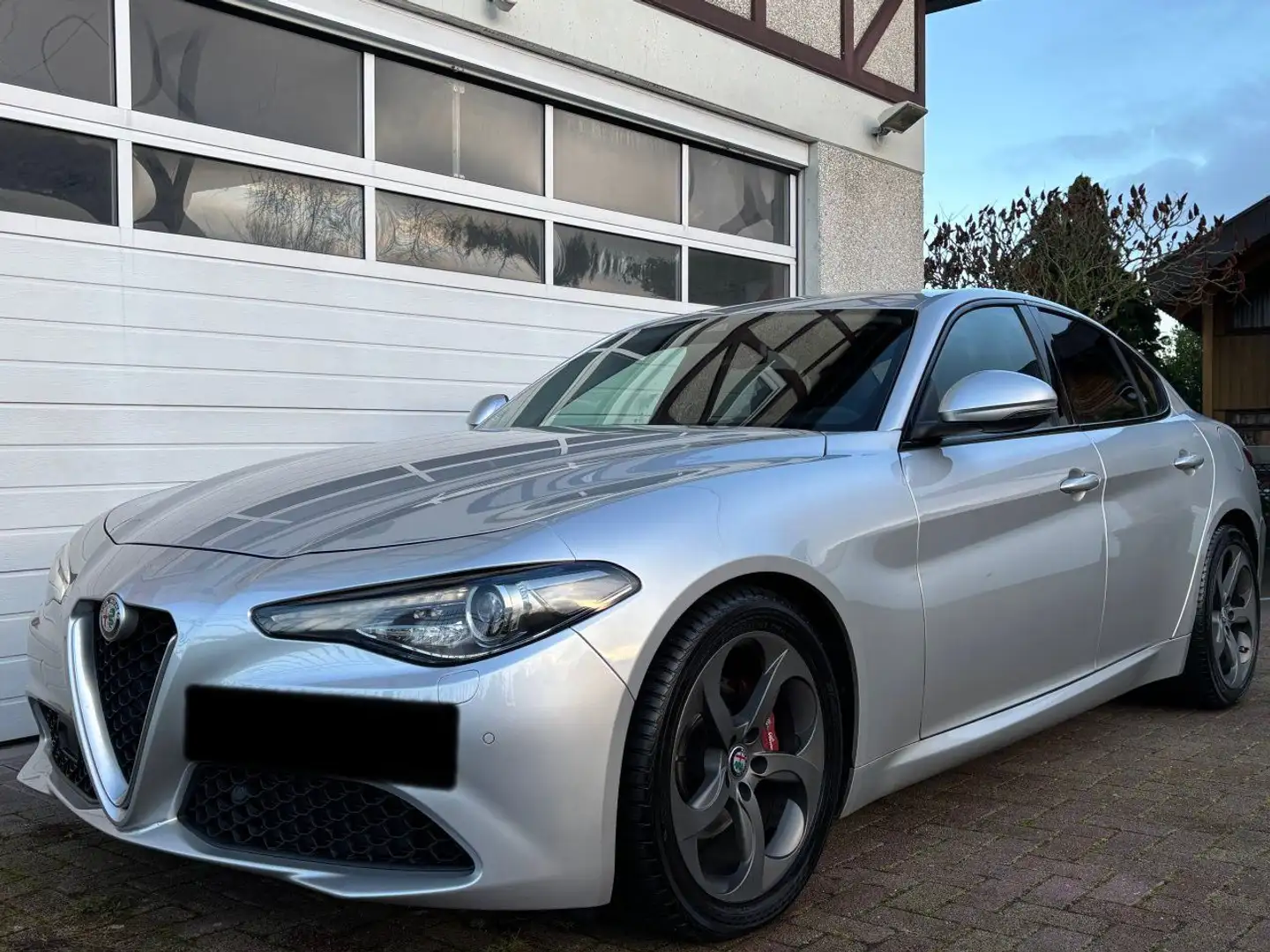 Alfa Romeo Giulia Super SHZ | Memory | Vollleder Silber - 2