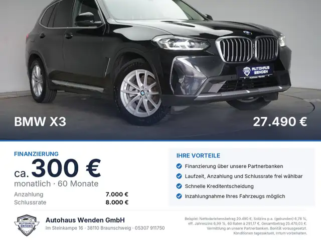 Bmw X3 xDrive20d Leder/Temp/360Kamera/Standhzg/Virtu