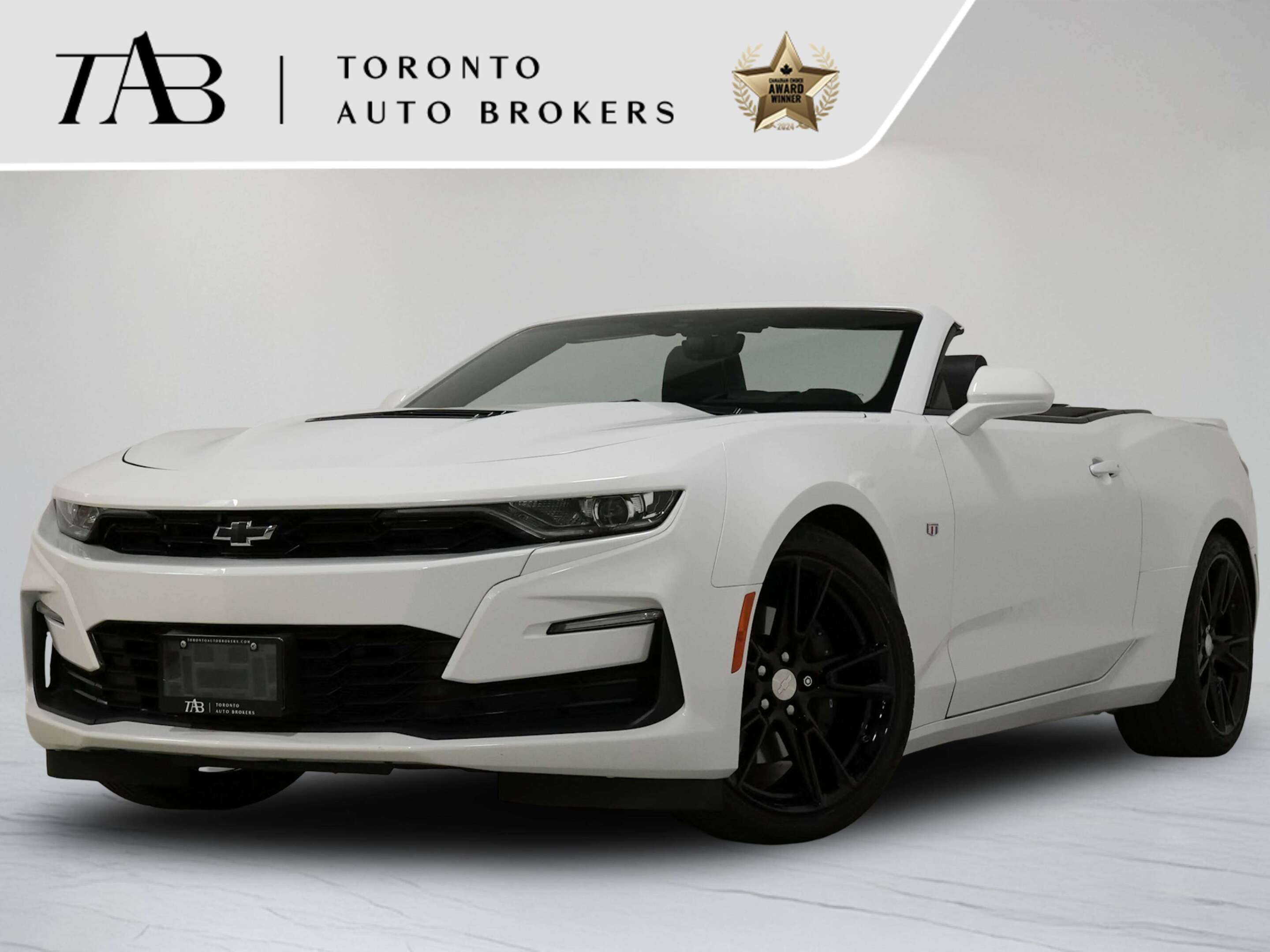 White 2020 Chevrolet Camaro Convertible Rear-Wheel Drive Automatic