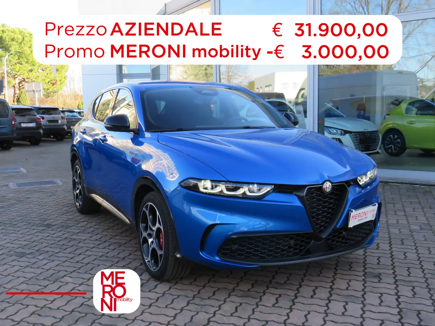 Alfa Romeo Tonale 1.5 160cv Hybrid TCT7 Veloce Blauw - 1