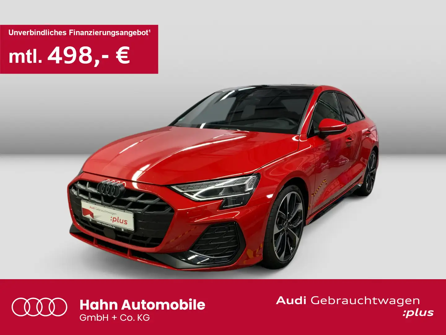 Audi A3 35 TDI S line Matrix AHK Pano Sonos Rot - 1