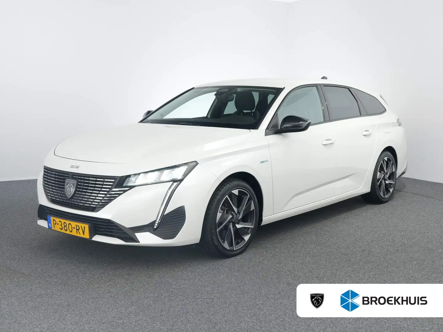 Peugeot 308 SW 1.6 HYbrid 180 Allure Pack Business | AGR-bestu Wit - 1