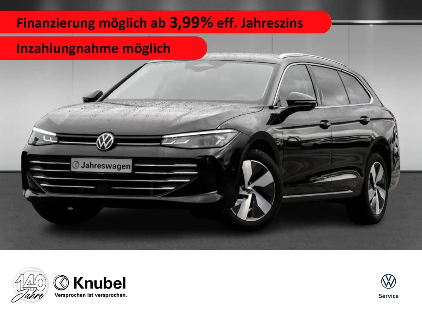 Volkswagen Passat Variant Business 1.5 eTSI DSG Navi AHK TravelAss. AreaV... Schwarz - 1