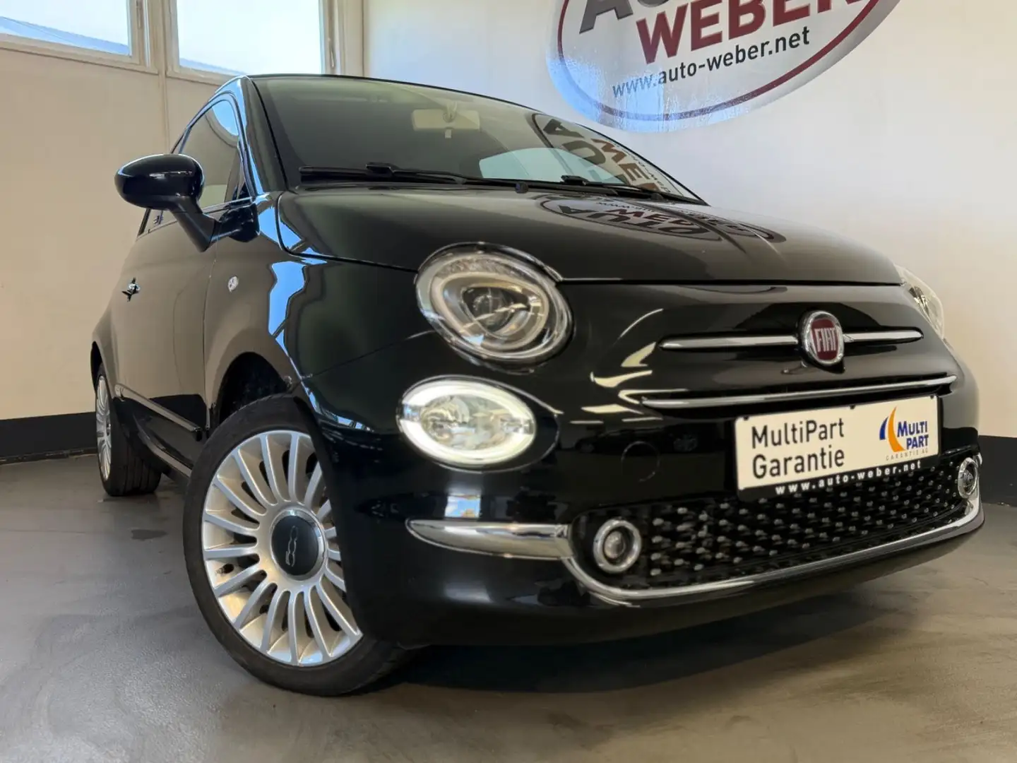 Fiat 500C 1.2 LOUNGE*KLIMA*MFL*BC*TEMP*BT TEL*NAVI V* Schwarz - 1