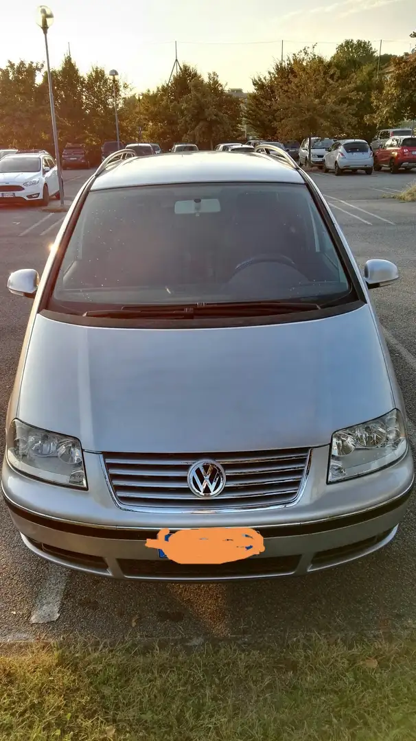 Volkswagen Sharan 1.9 tdi TRENDLINE 130cv Srebrny - 1