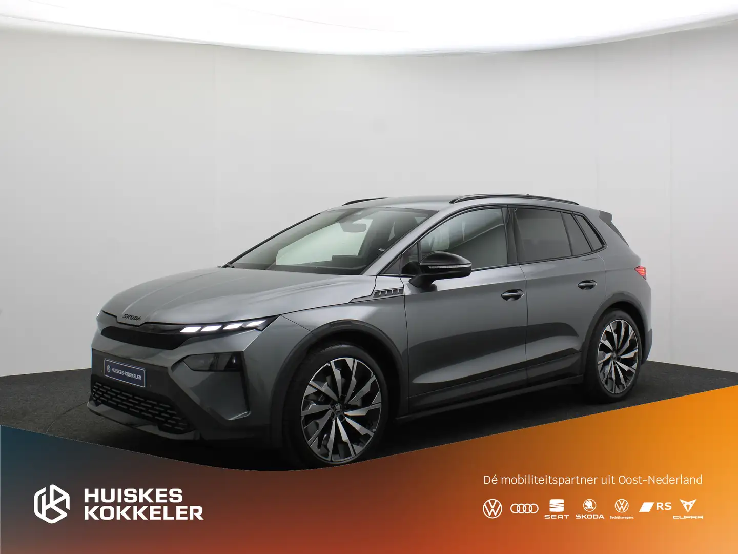 Skoda Elroq Elektromotor 82 kWh 286pk Sportline Grijs - 1