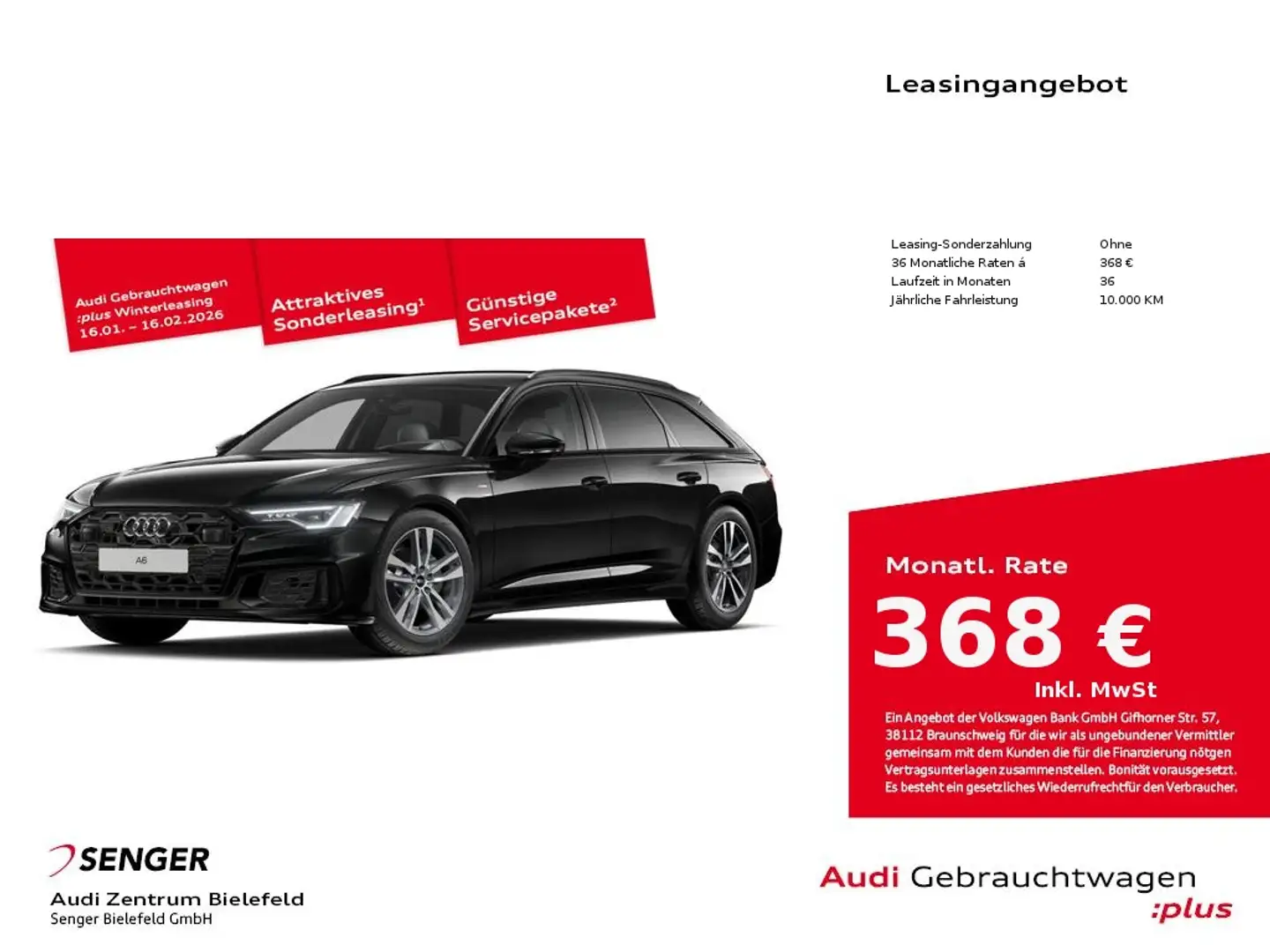 Audi A6 Avant Design 40 TDI S tronic Matrix HUD ACC Noir - 1