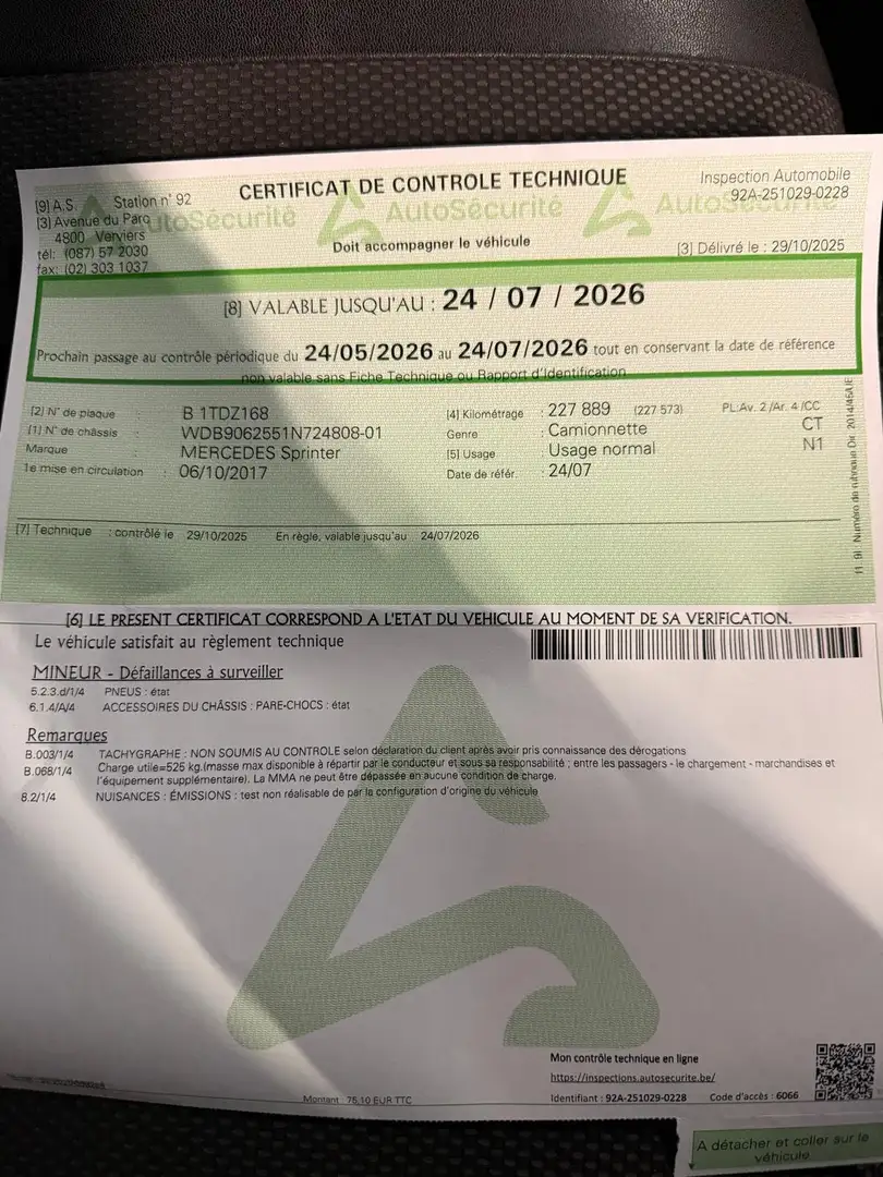 Mercedes-Benz Sprinter Bleu - 2