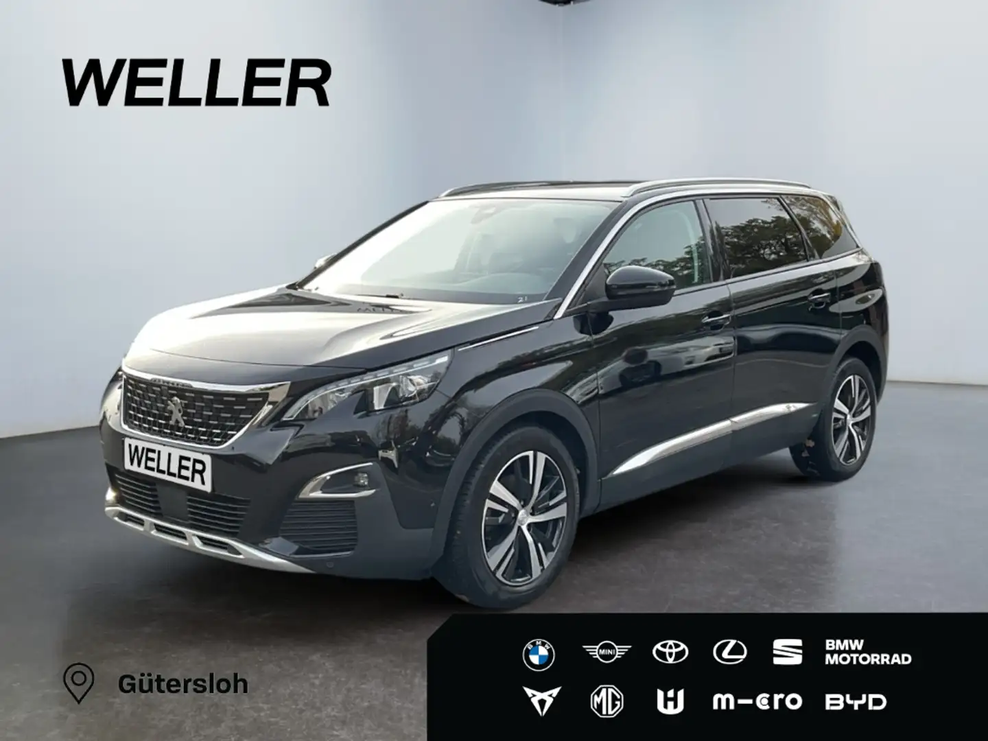 Peugeot 5008 1.2 PureTech 130 EAT8 *AHK*360°Kamera*LED* Schwarz - 1