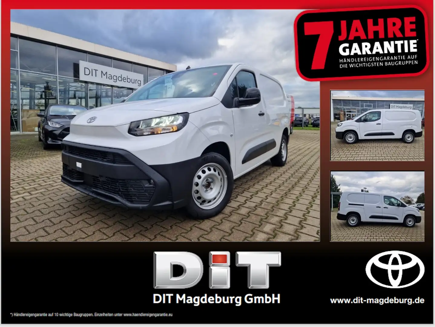 Toyota PROACE CITY L2 Meister, geschlossen, Navi Paket Bianco - 1