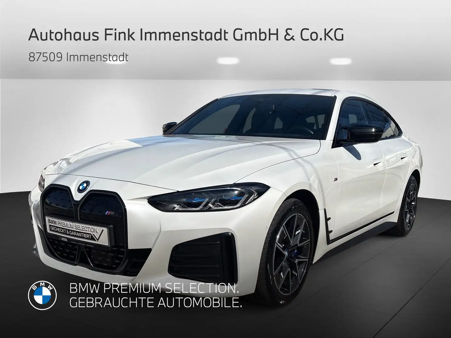 BMW i4 M50 HK HiFi DAB LED GSD RFK Komfortzg. Shz Weiß - 1
