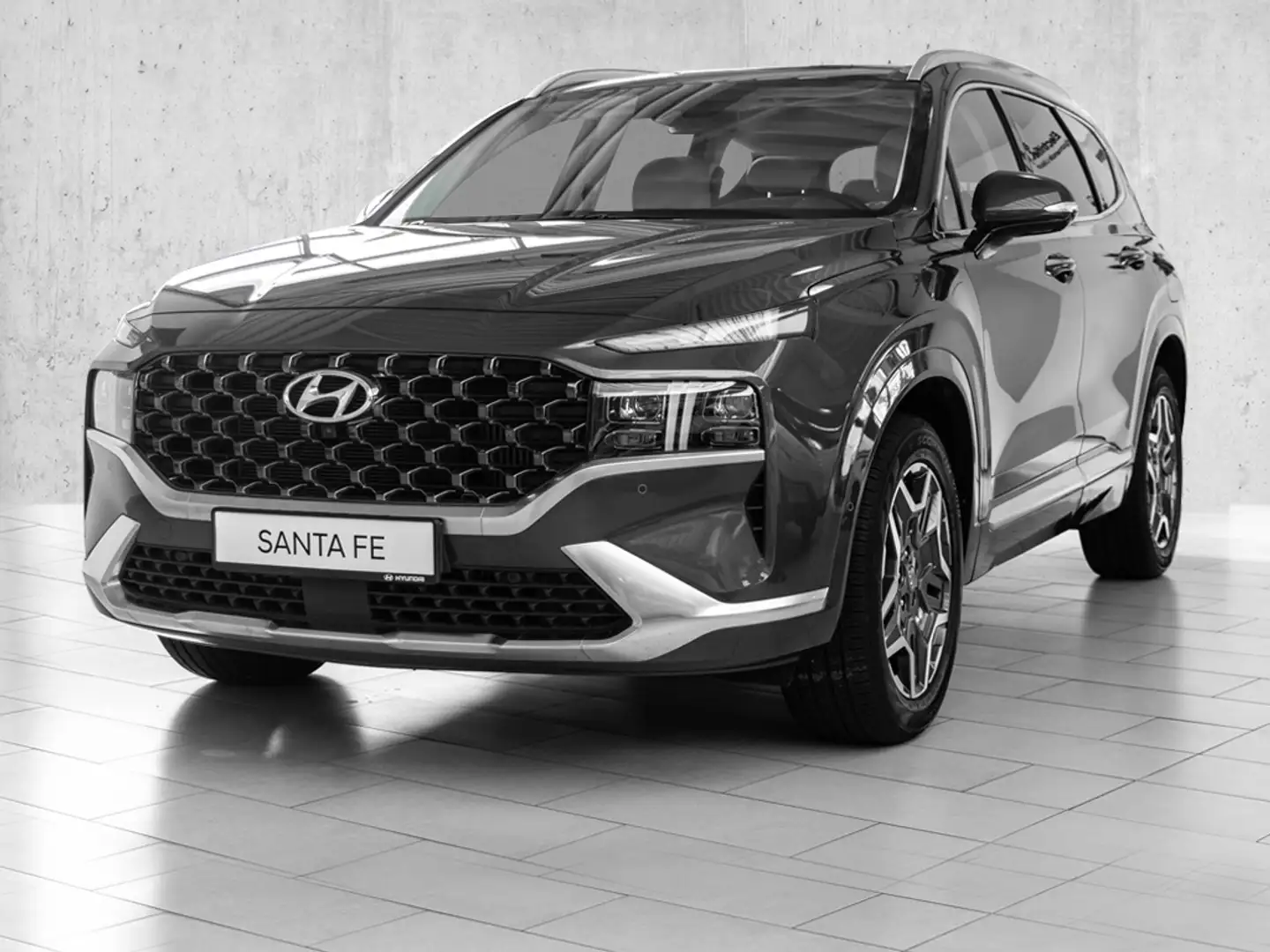 Hyundai SANTA FE 1.6 GDI PHEV Signature 360°Grad Allwetter LEDER Grau - 2