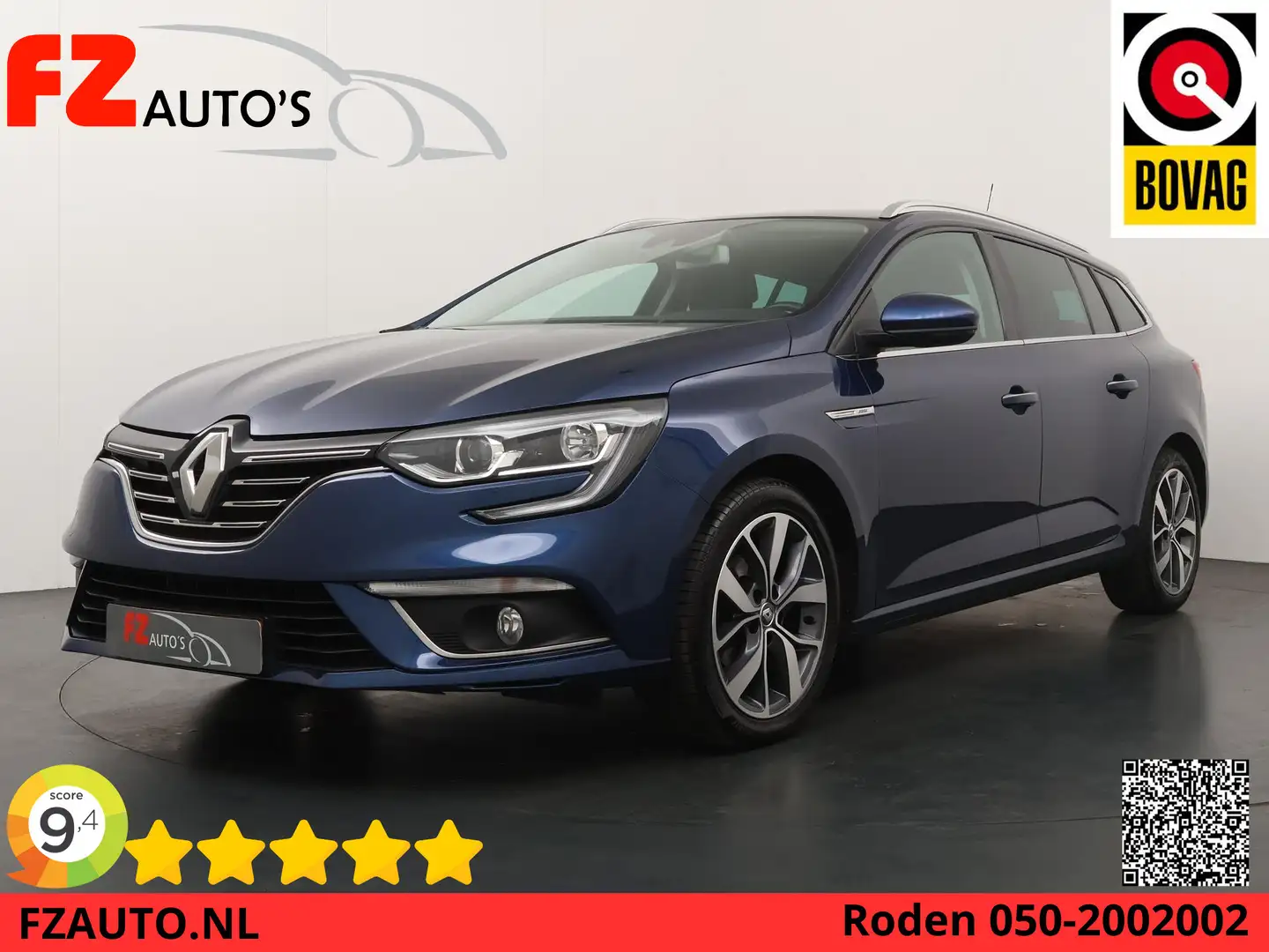 Renault Megane Estate 1.2 TCe Bose Parkeersensoren A | Trekhaak | Blauw - 1