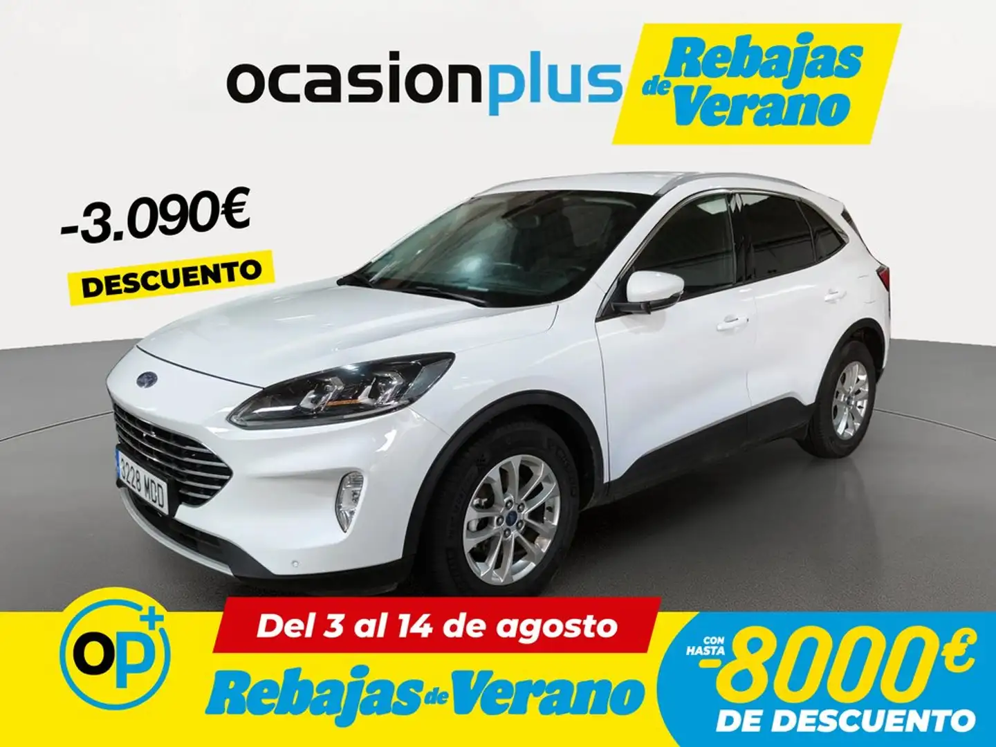 Ford Kuga 1.5 EcoBlue Titanium FWD 120 Aut. Blanco - 1