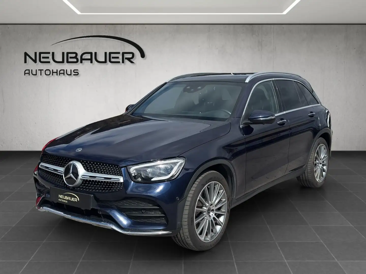 Mercedes-Benz GLC 300 d 4MATIC KeyGo Shz PTS Ambi FAP Mbeam Blau - 1