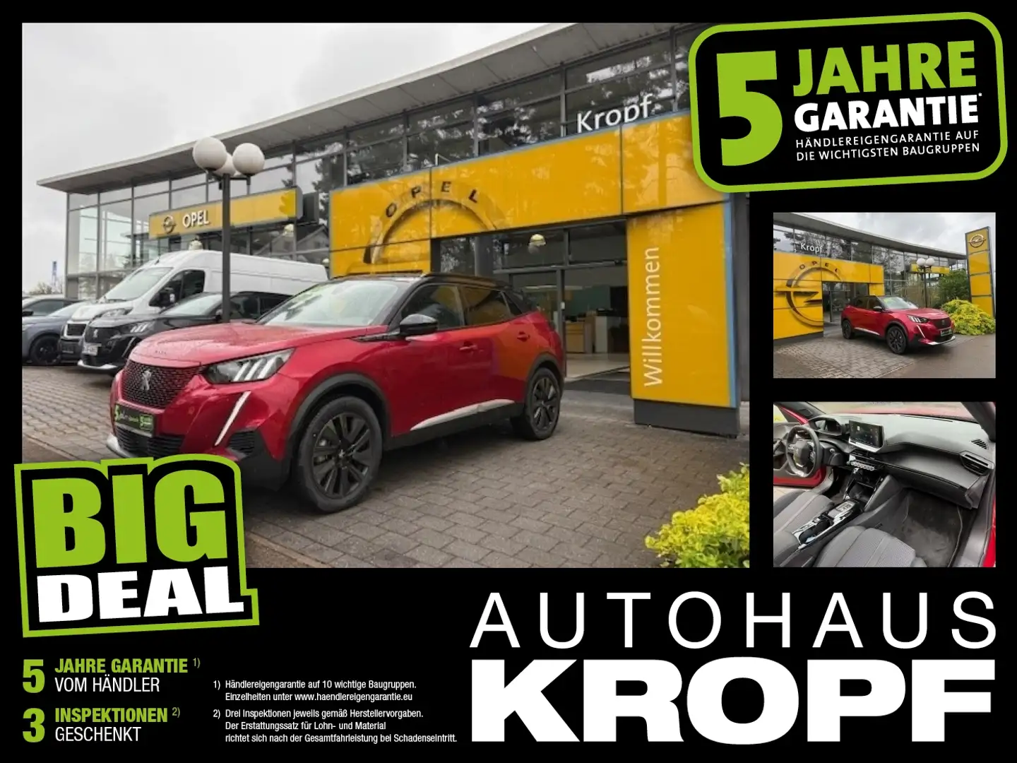 Peugeot 2008 e- Elektromotor 136 (e-) e- GT FLA LM KAM Rot - 1