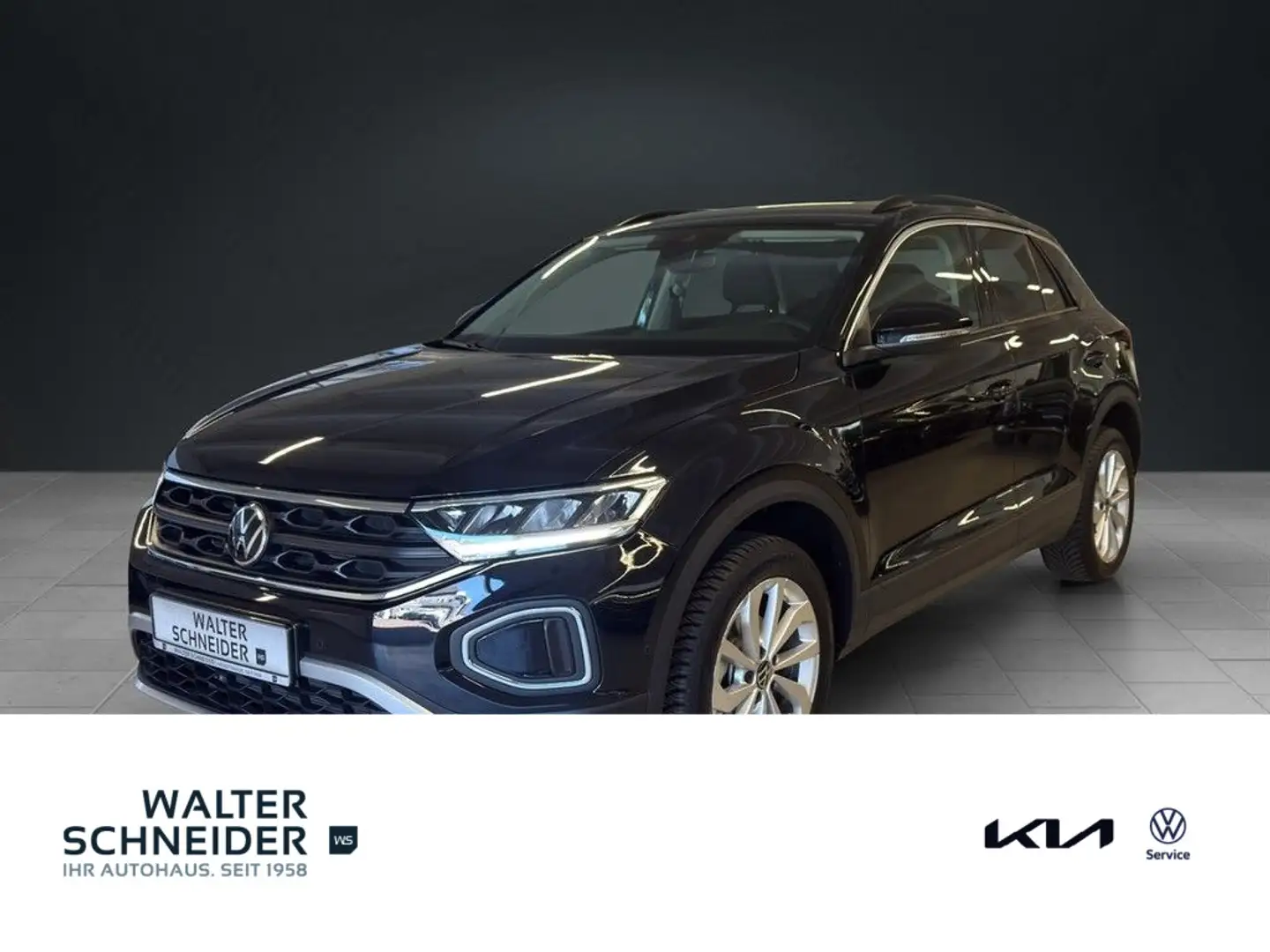 Volkswagen T-Roc 1.5 TSI DSG Life Navi LED SHZ PDC DAB+ Schwarz - 1