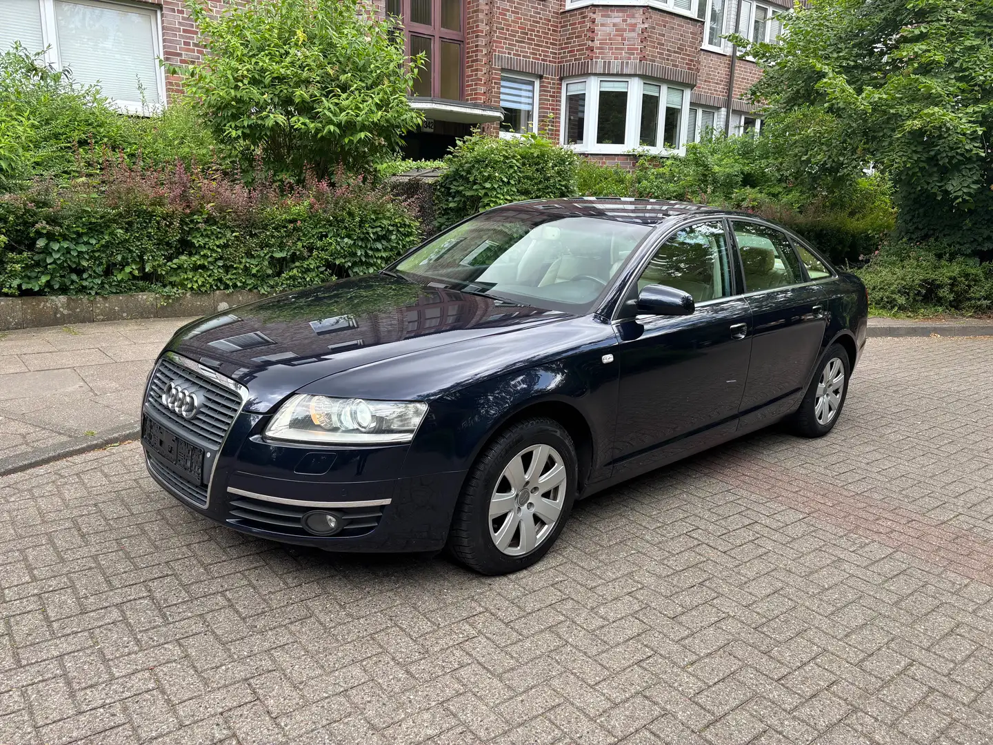Audi A6 3.2 FSI quattro 2 Hand Navi Leder AHK Azul - 2