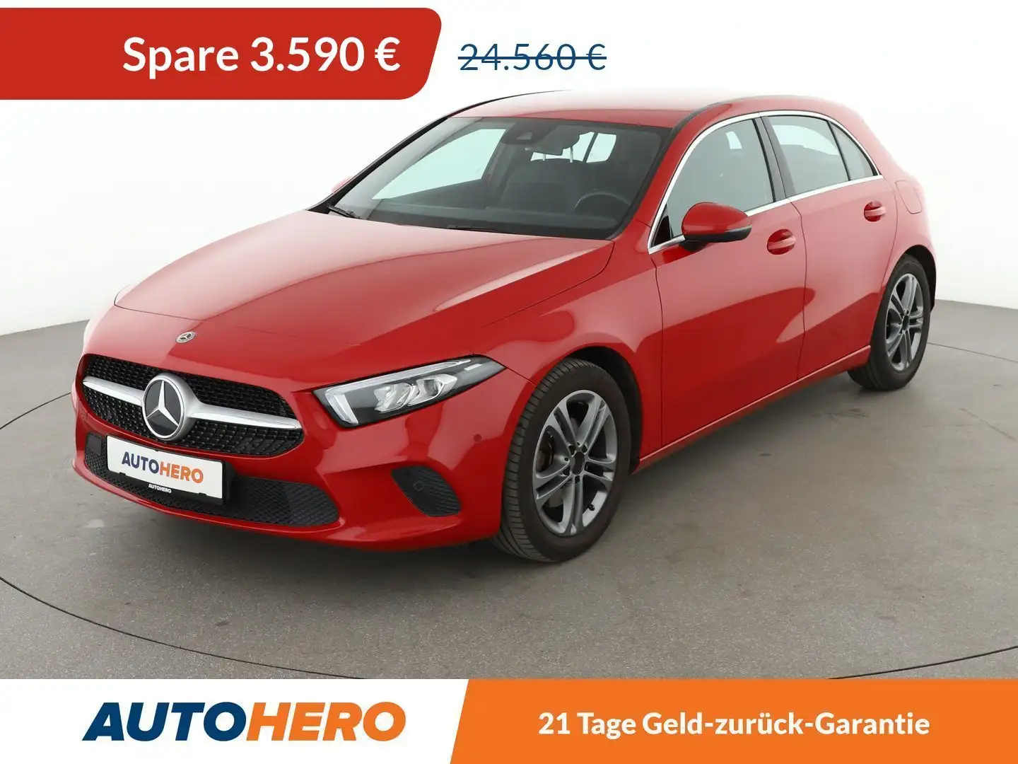Mercedes-Benz A 200 A 200  Aut.*NAVI*TEMPO*PDC*SHZ*LED* Rot - 1