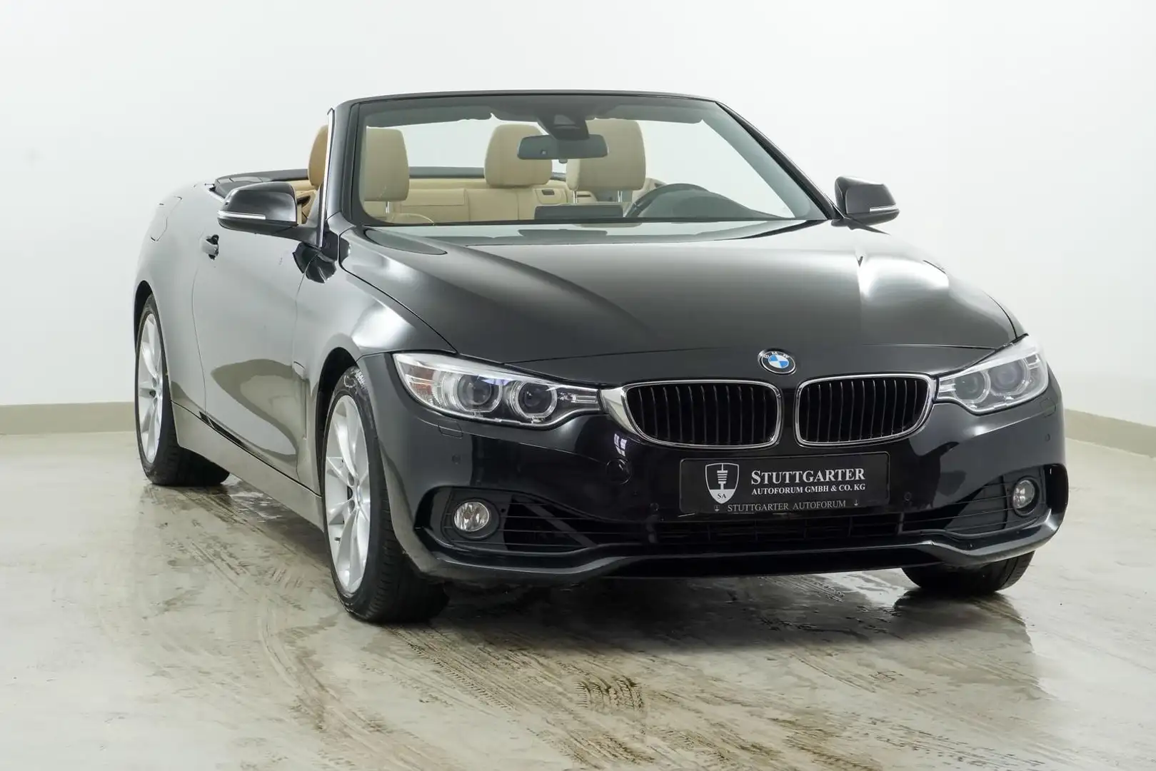 BMW 435 i Cabrio Head-up Leder Navi Kamera Schwarz - 2