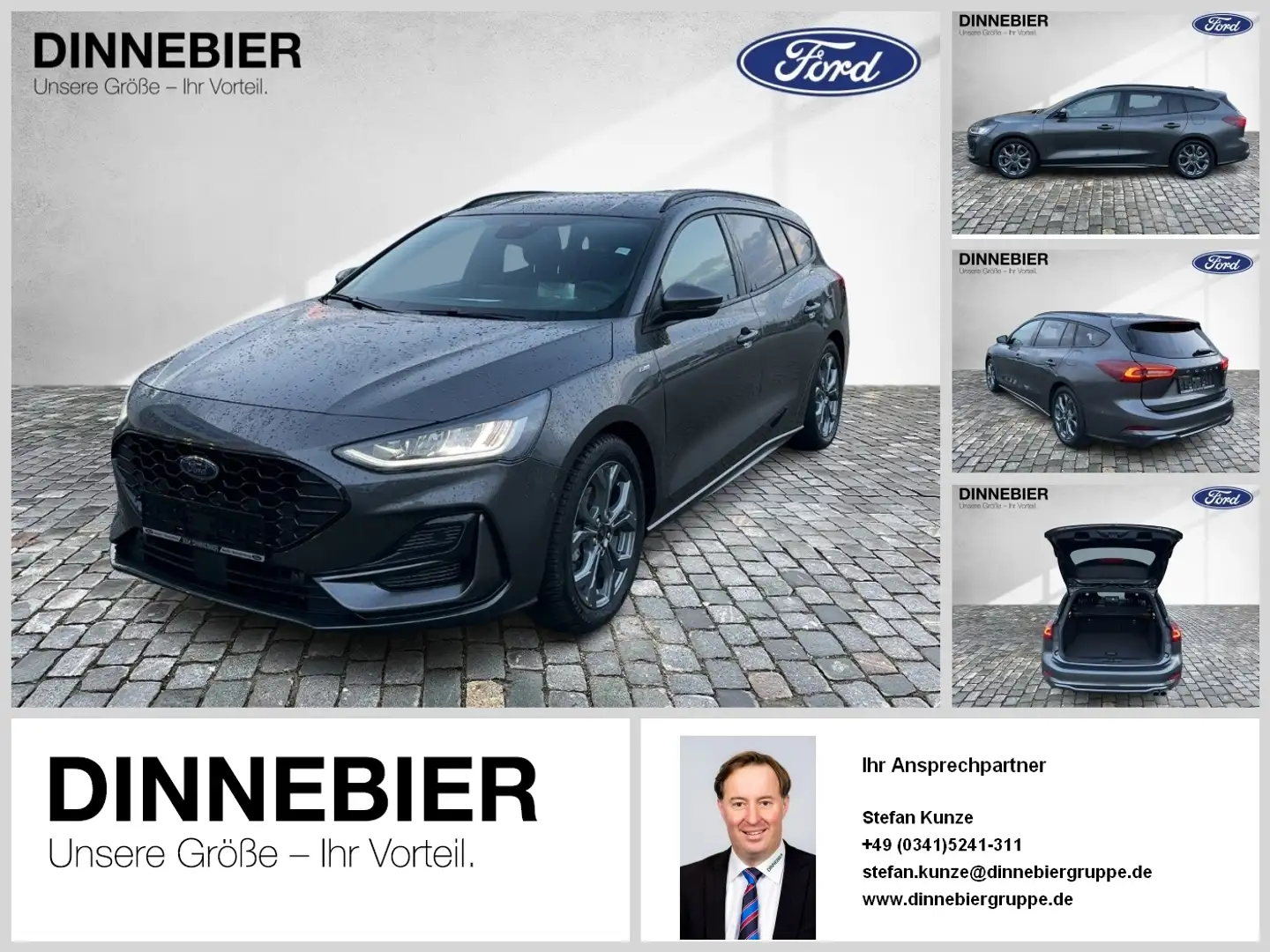 Ford Focus ST-Line LED+AHK+Navi+Kamera+Winterpaket Grigio - 1