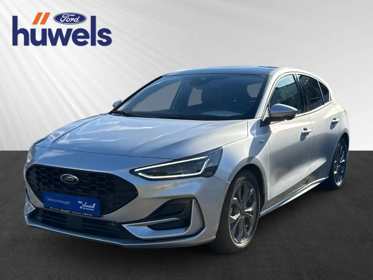Ford Focus ST-Line X 1.0 Ecoboost +RFK+LED+PANO+PDC+M&S+NAVI+ Zilver - 1