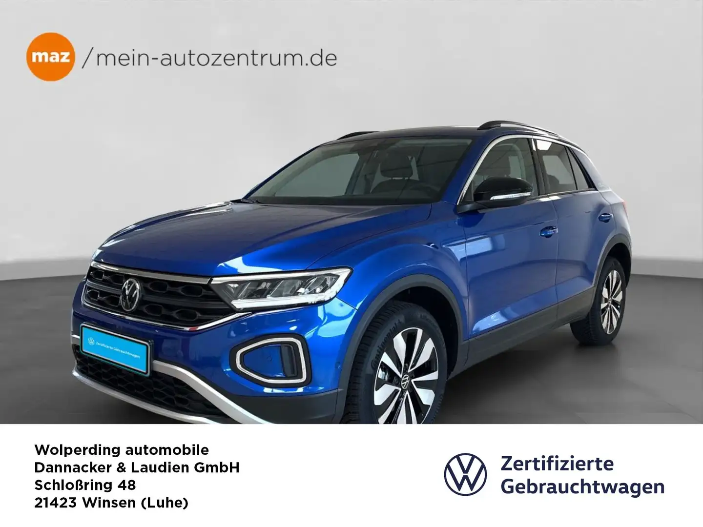 Volkswagen T-Roc 1.0 TSI GOAL LED Einparkhilfe el. Fenster Blau - 1