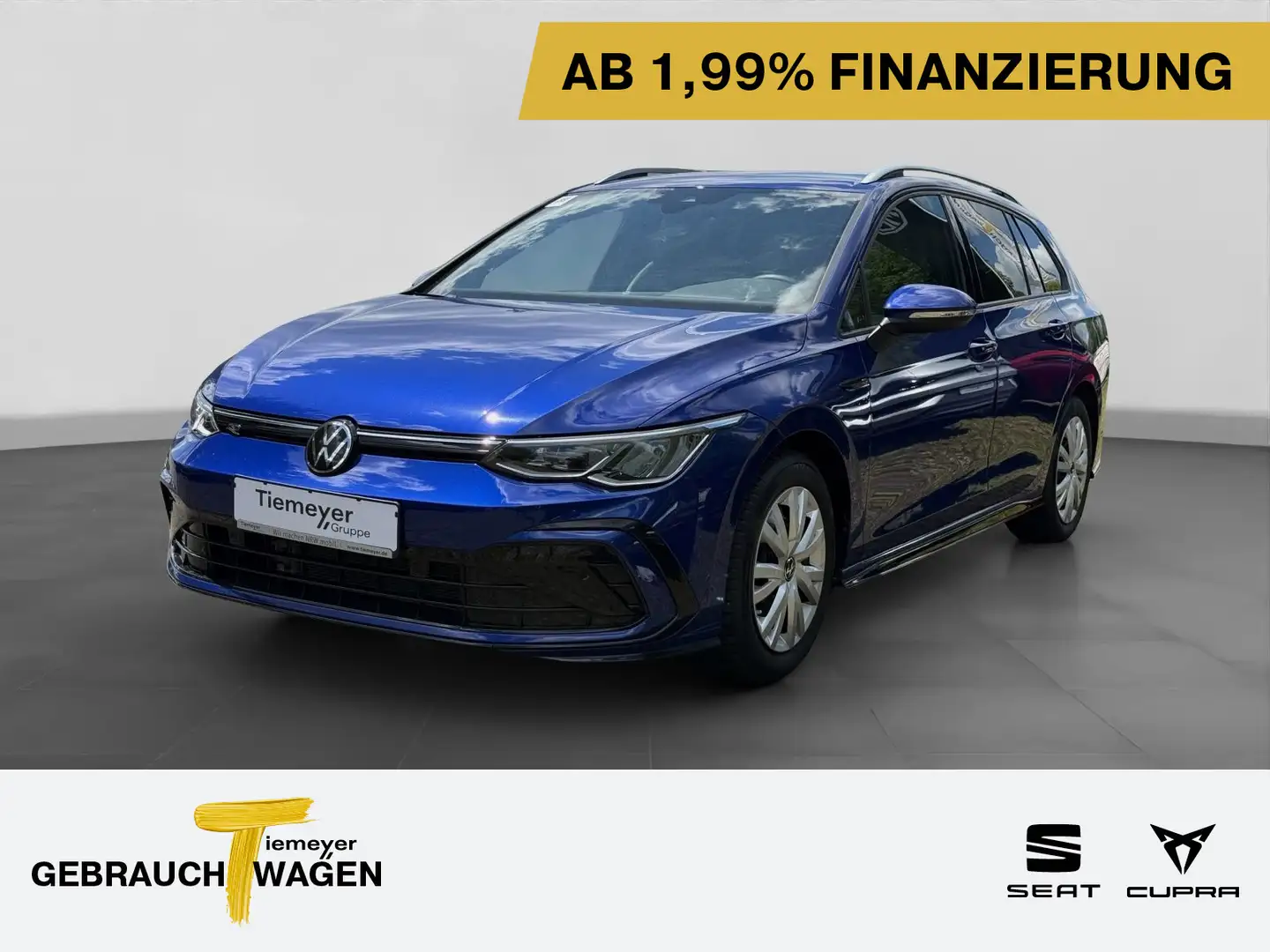 Volkswagen Golf Variant 1.5 TSI DSG R-LINE LM18 ST.HEIZ NAV Blau - 1