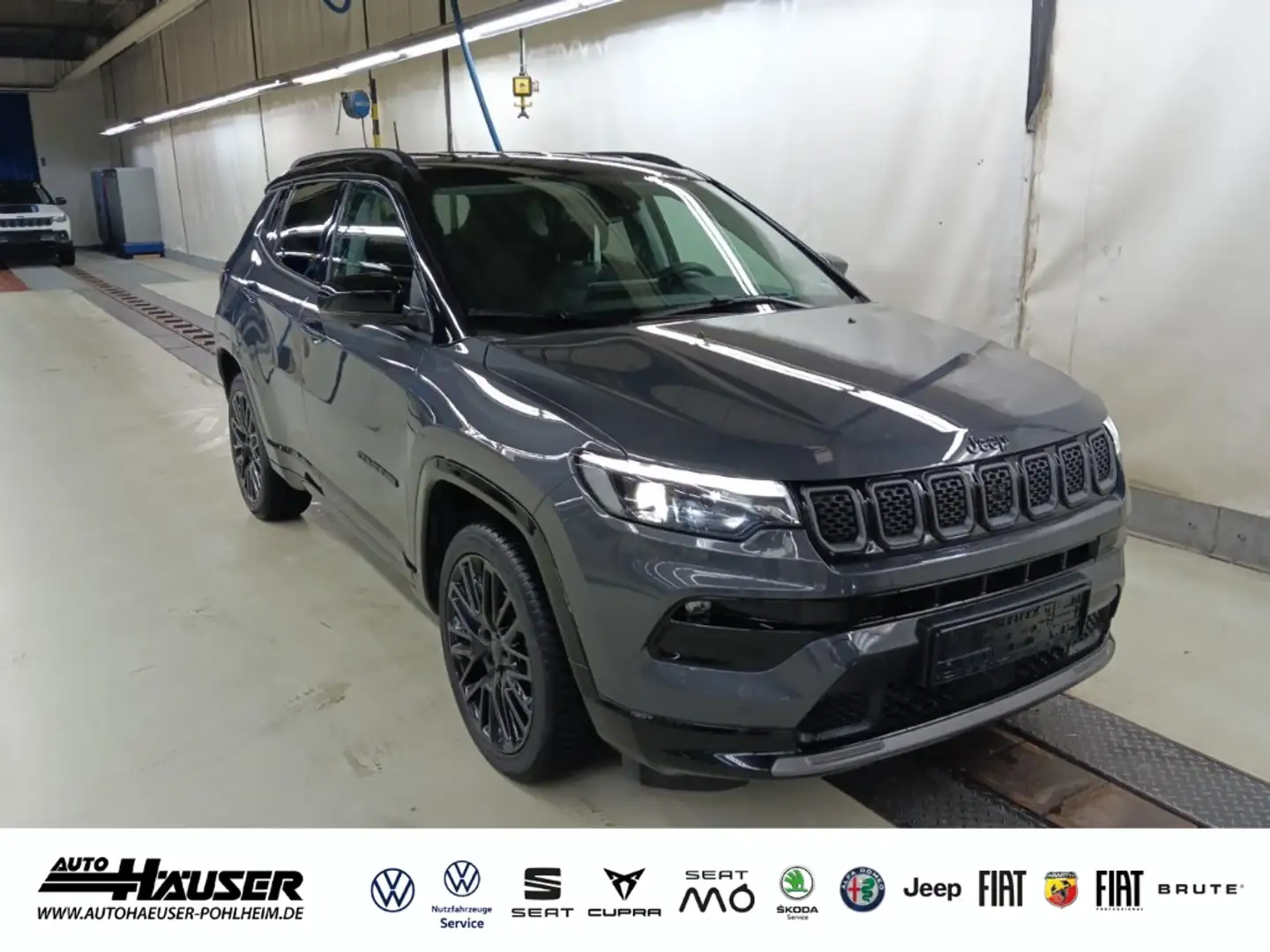 Jeep Compass e-Hybrid MY23 ''S'' 1.5 T4 DCT MHEV LEDER EL. HECK Grigio - 2