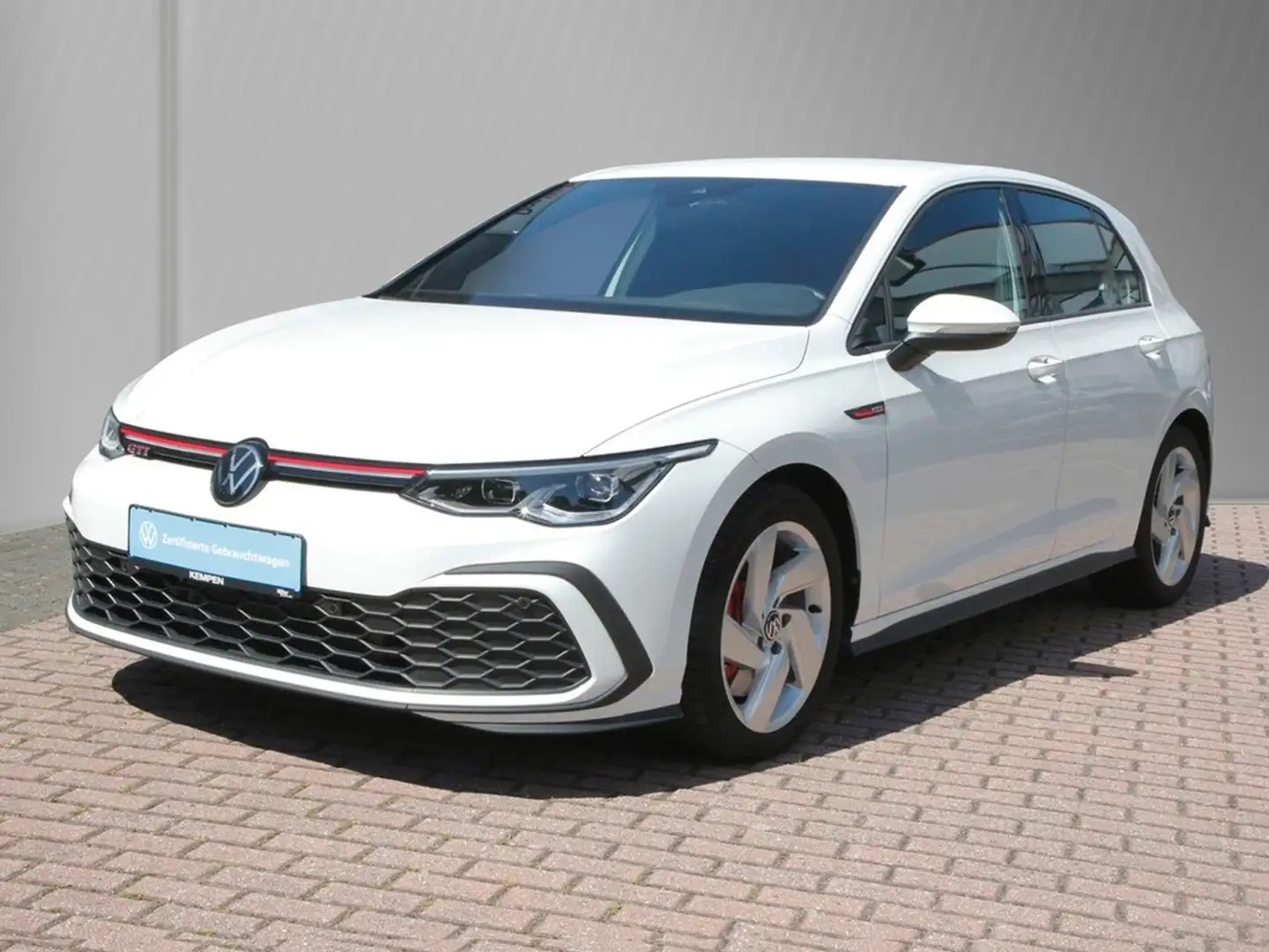 Volkswagen Golf VIII GTI 2.0 TSI DSG App-Con.+VC LED PDC Klima Weiß - 2