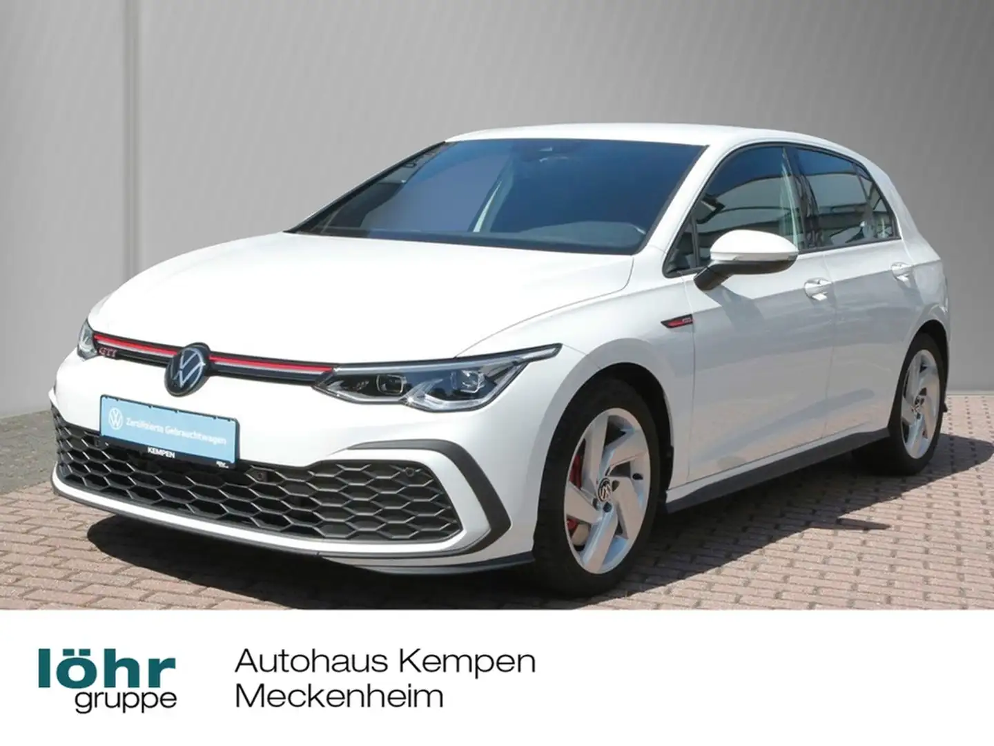 Volkswagen Golf VIII GTI 2.0 TSI DSG App-Con.+VC LED PDC Klima Weiß - 1