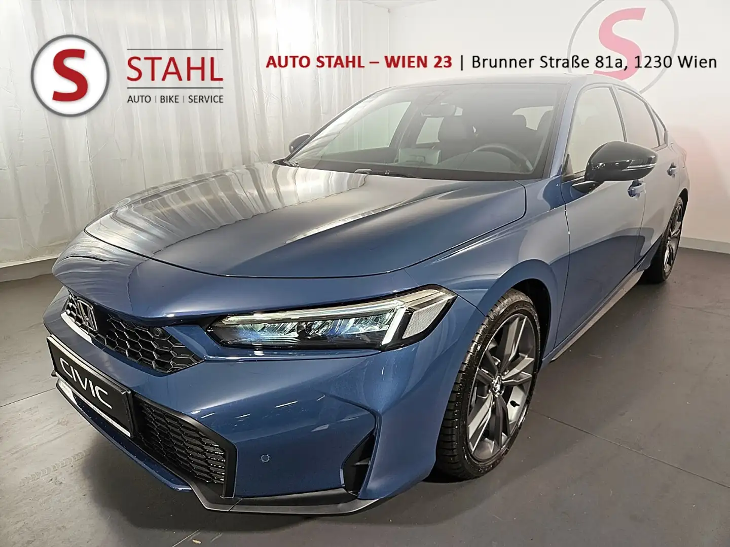 Honda Civic Hybrid Sport Aut. | Auto Stahl Wien 23 Blau - 1