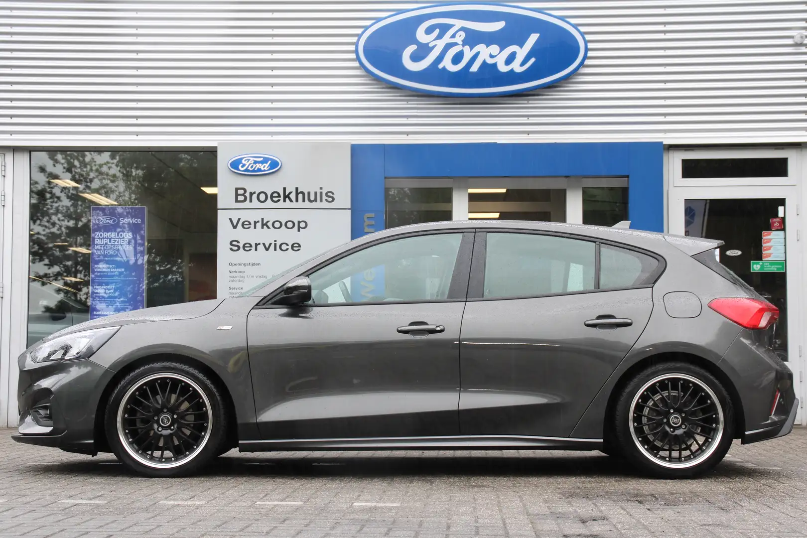 Ford Focus 1.0 EB Hybrid ST-Line NL-AUTO! | DEALER OH! | CAME Gris - 2