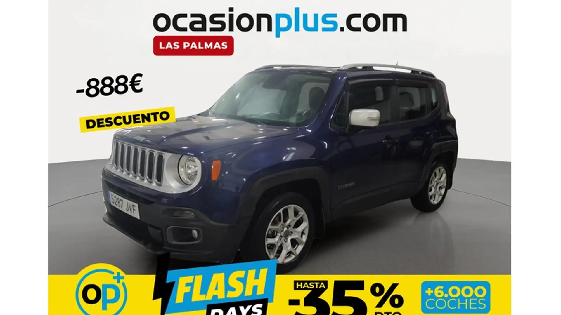 Jeep Renegade 1.4 Multiair Limited 4x2 103kW Blau - 1